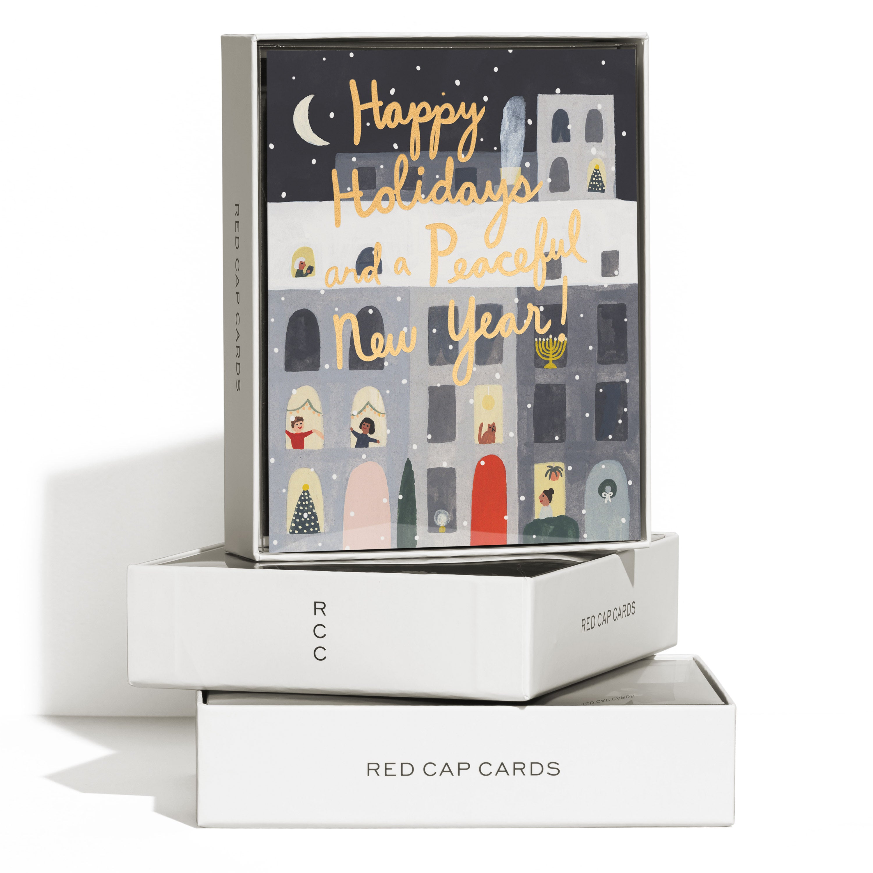 City Snow greeting card