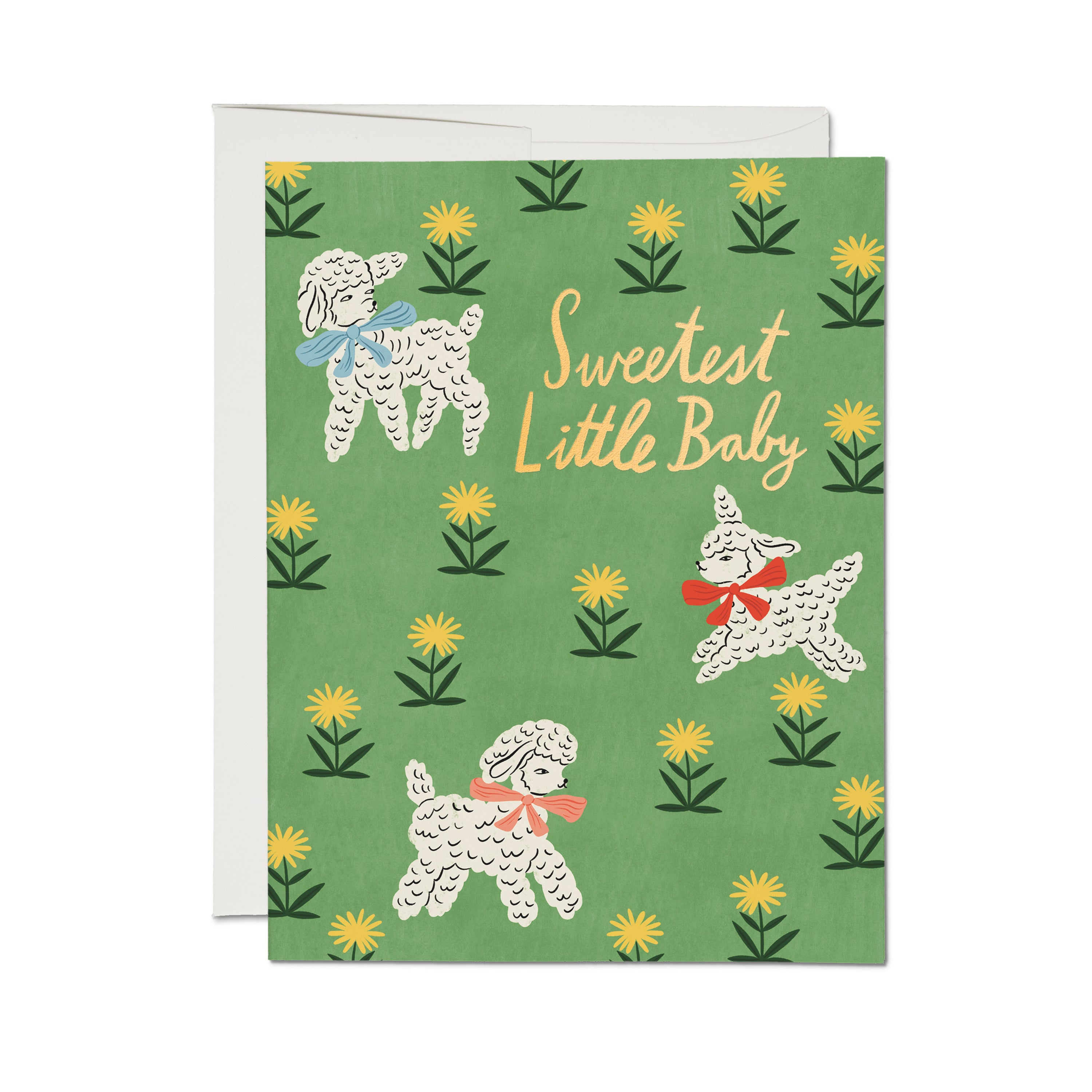 Little Lamb greeting card Single
