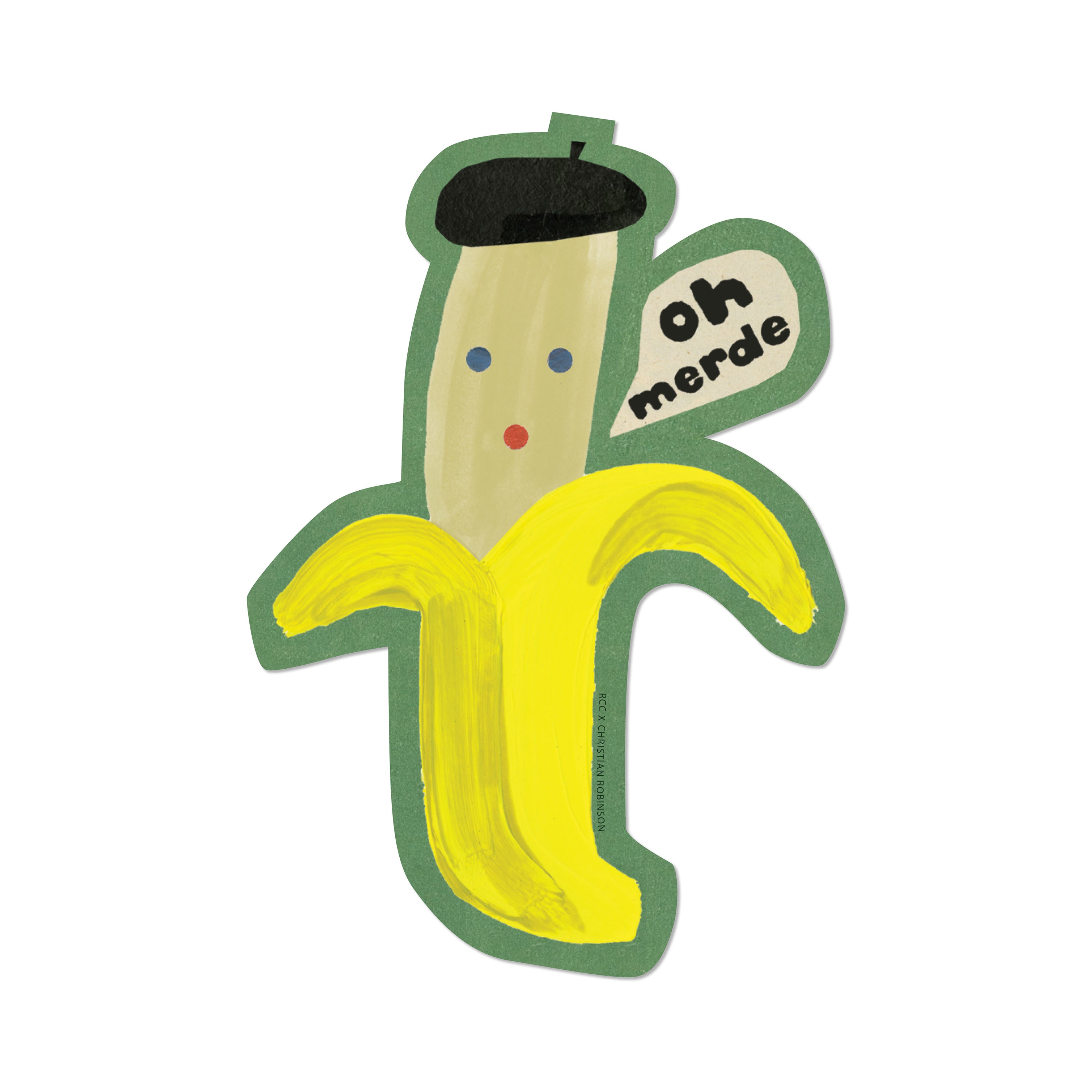 Oh Merde sticker