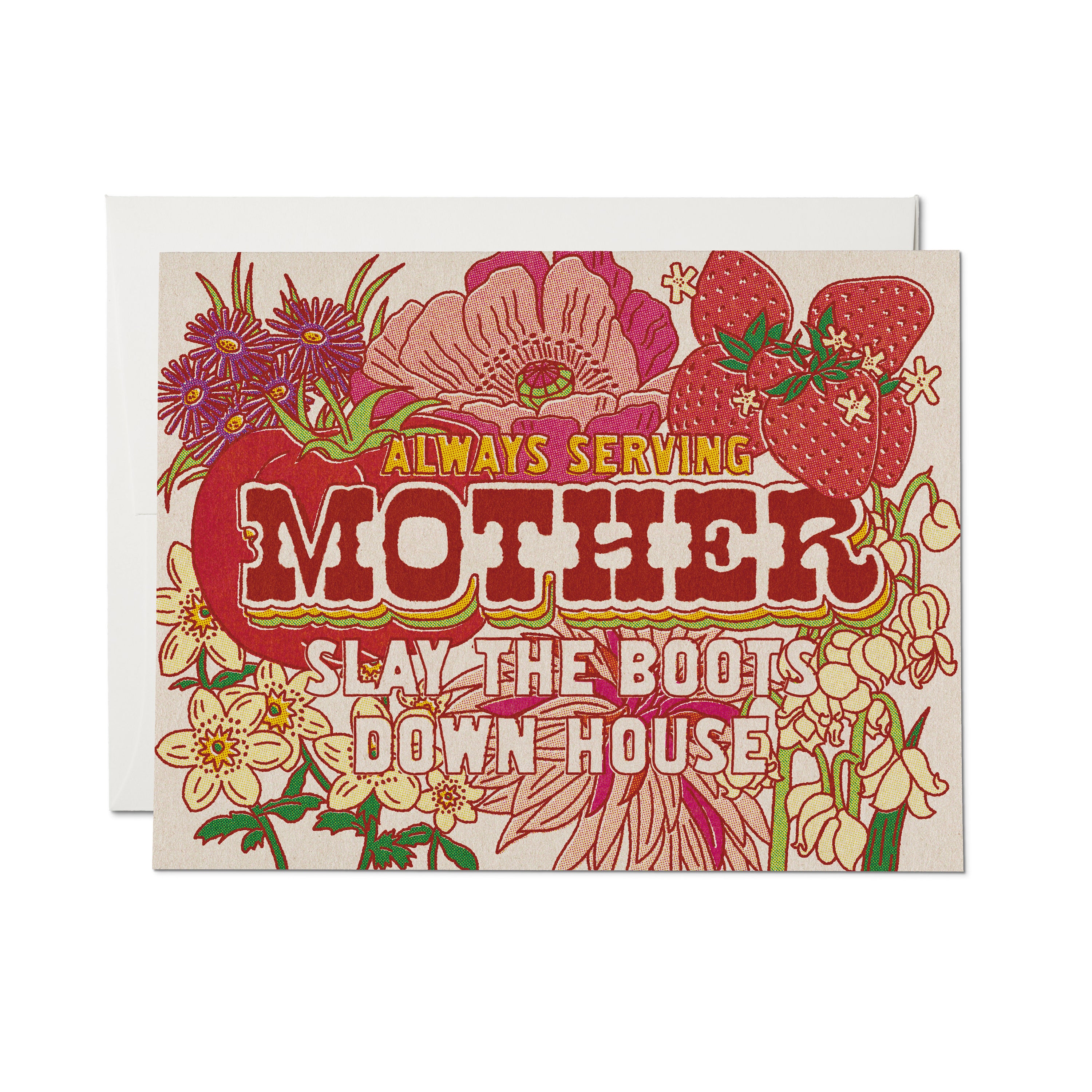 Always Serving greeting card Single