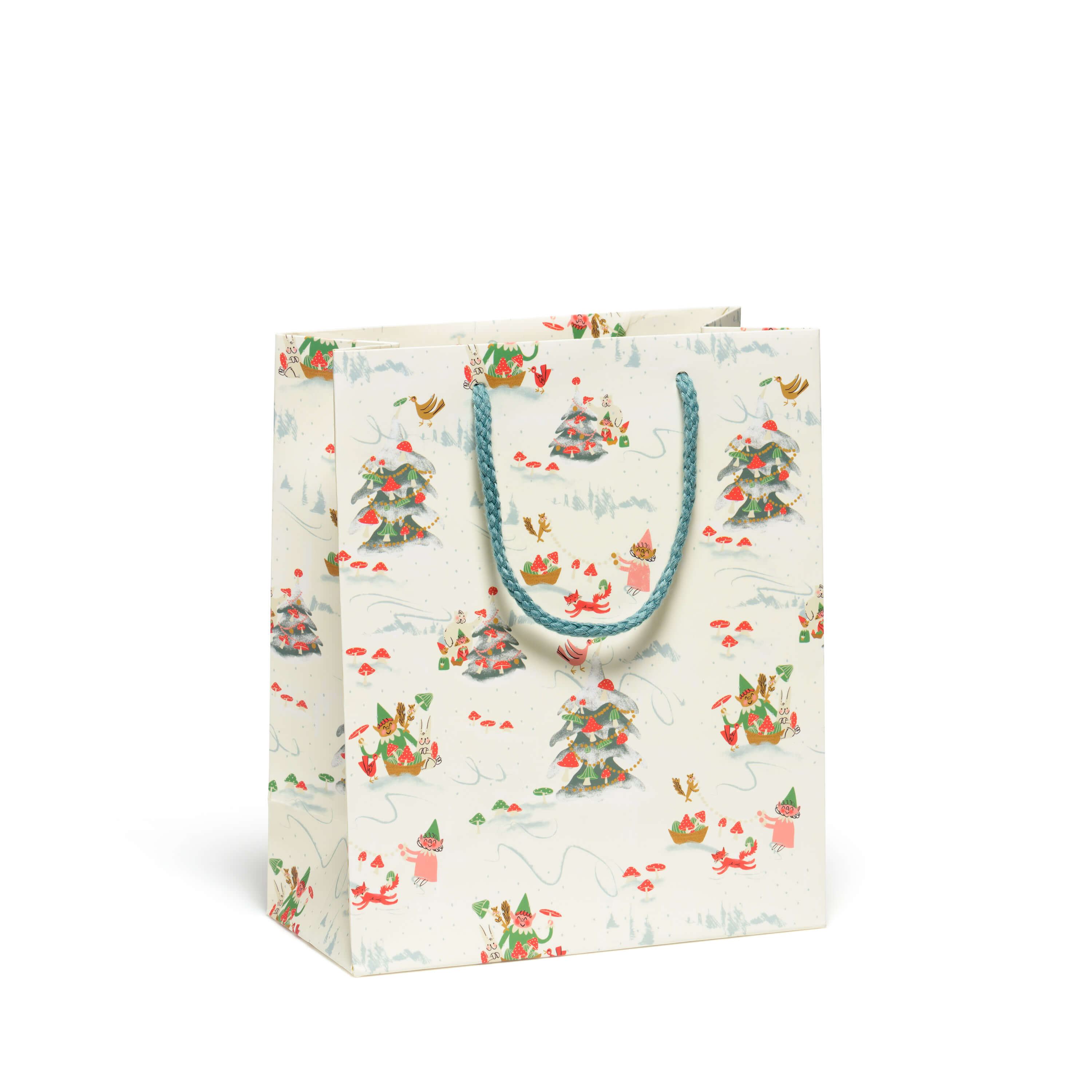 Holiday Critters medium gift bag