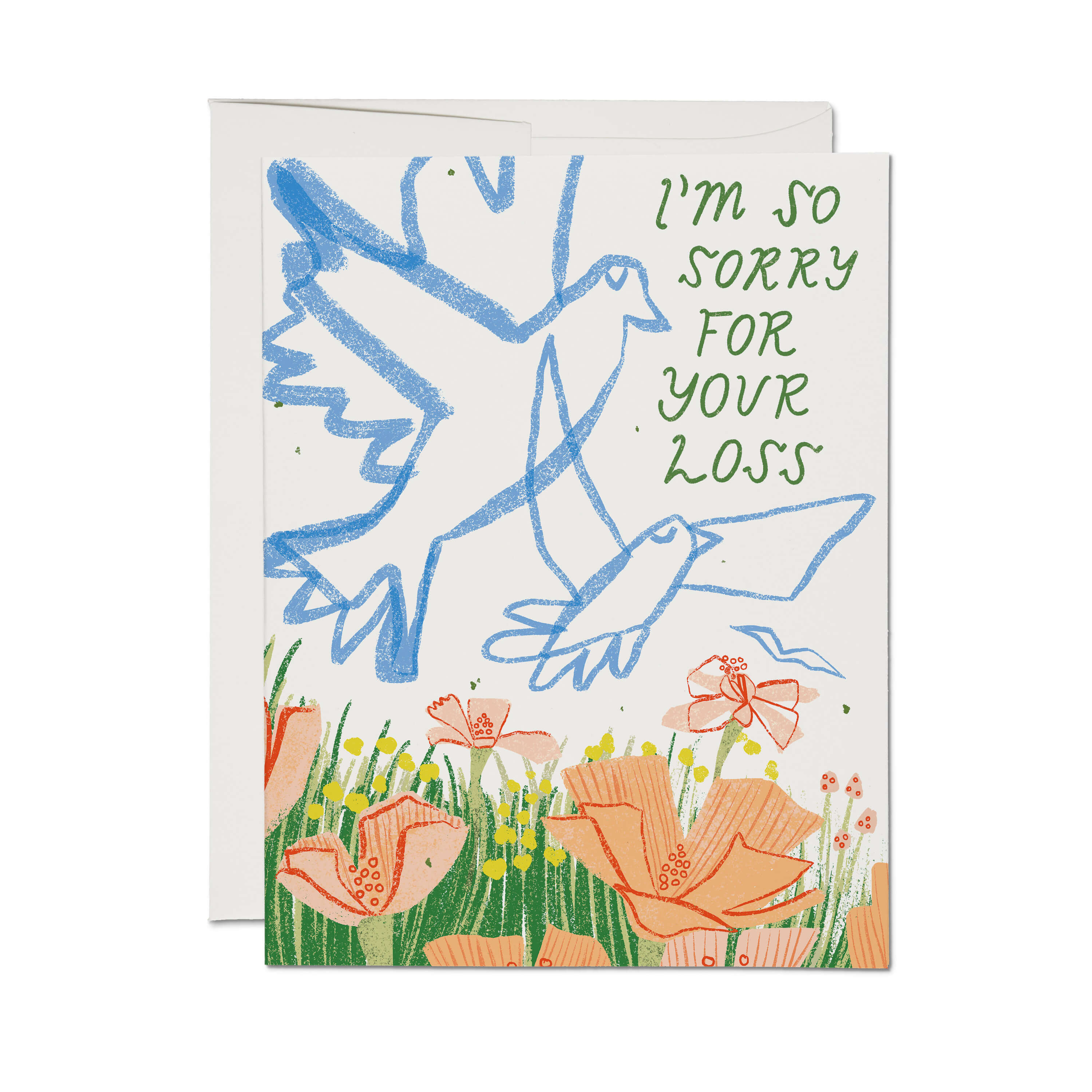 Peaceful Meadow greeting card Single