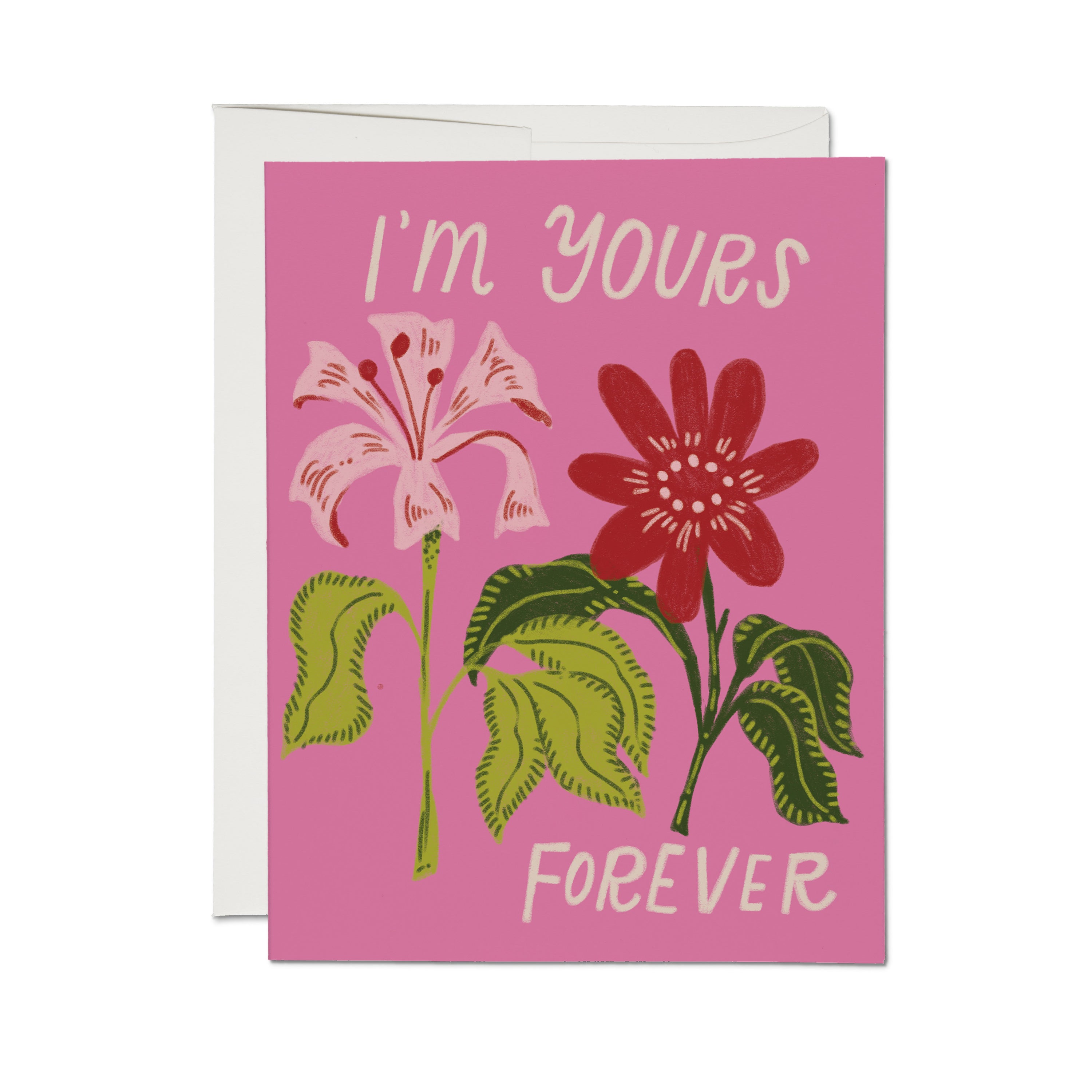 Yours Forever greeting card Single