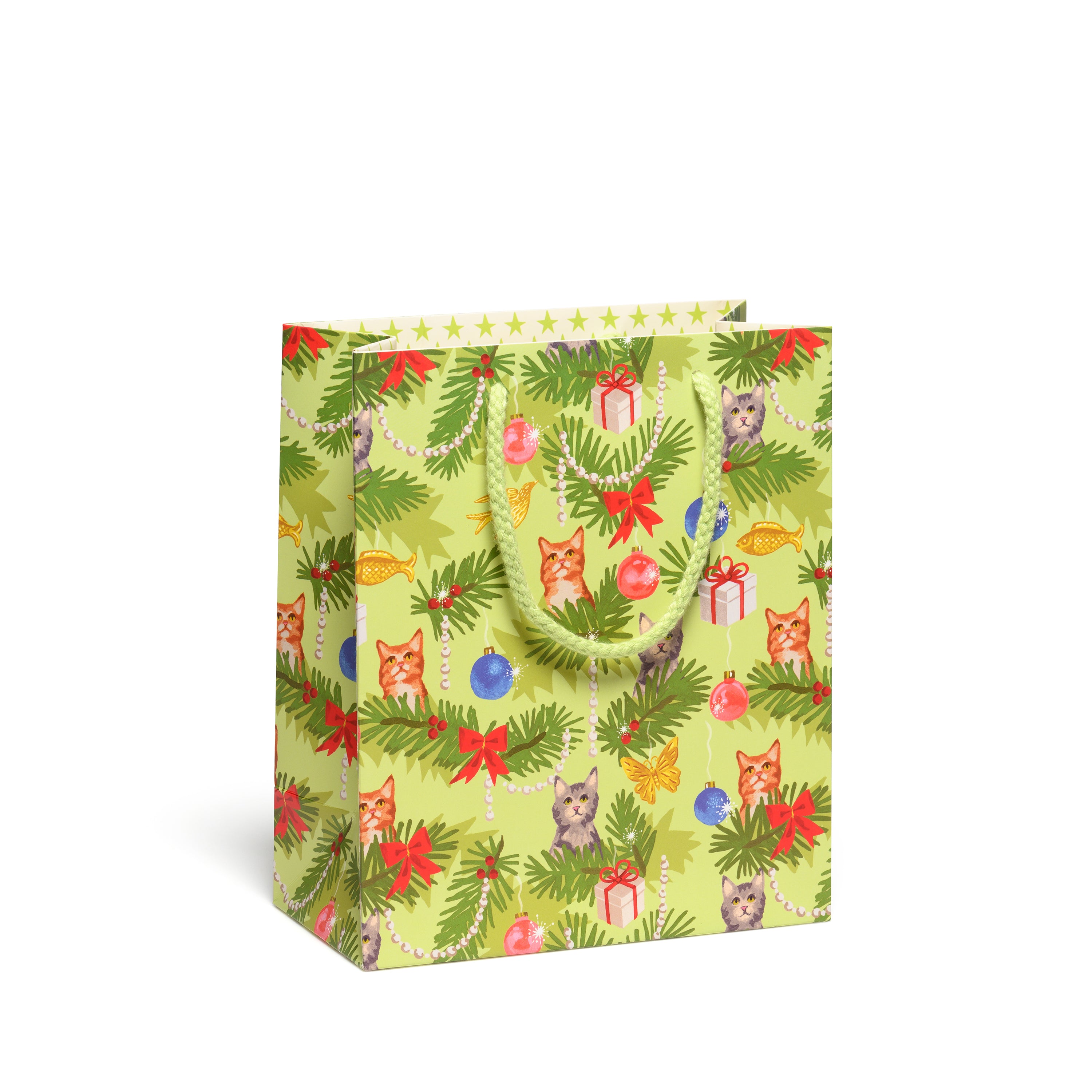Meowy Christmas gift bags