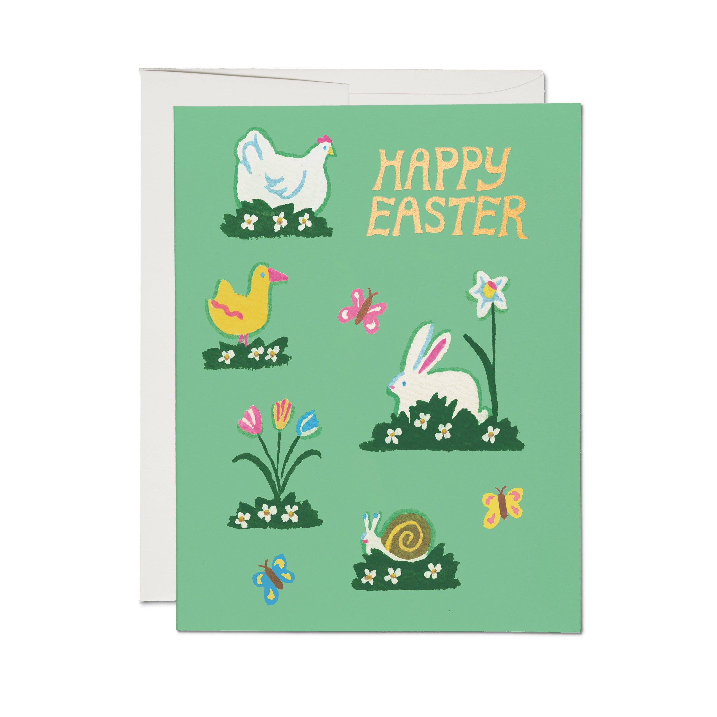 Springtime Meadow greeting card Single
