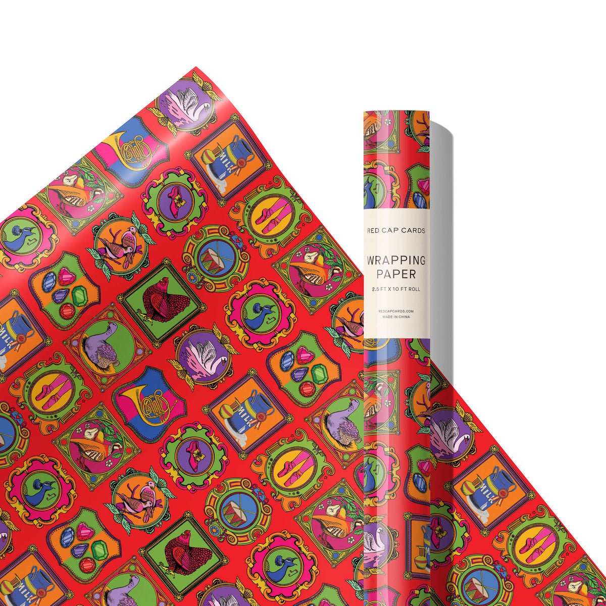 12 Days of Christmas 10 ft wrap roll