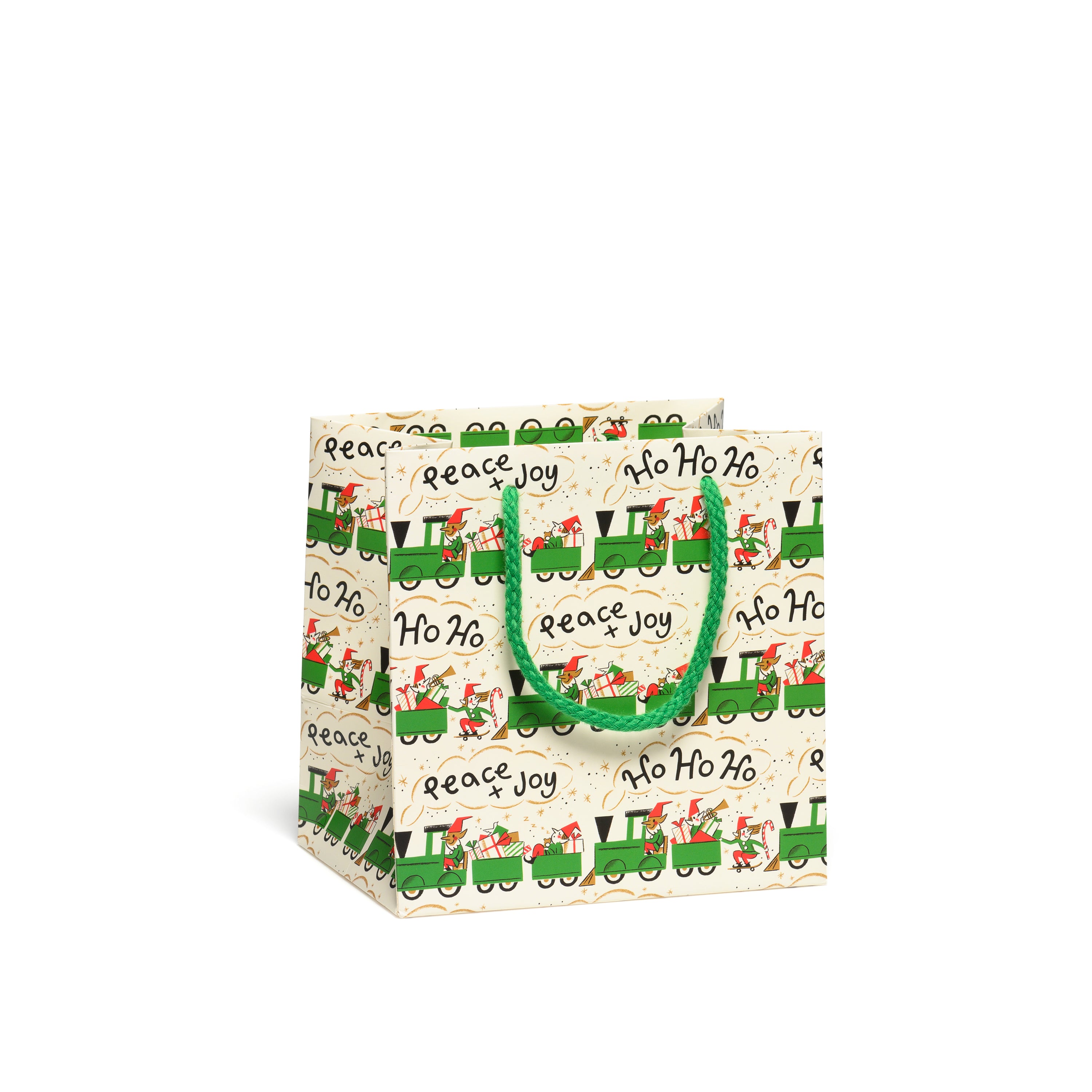 Elf Train small gift bag