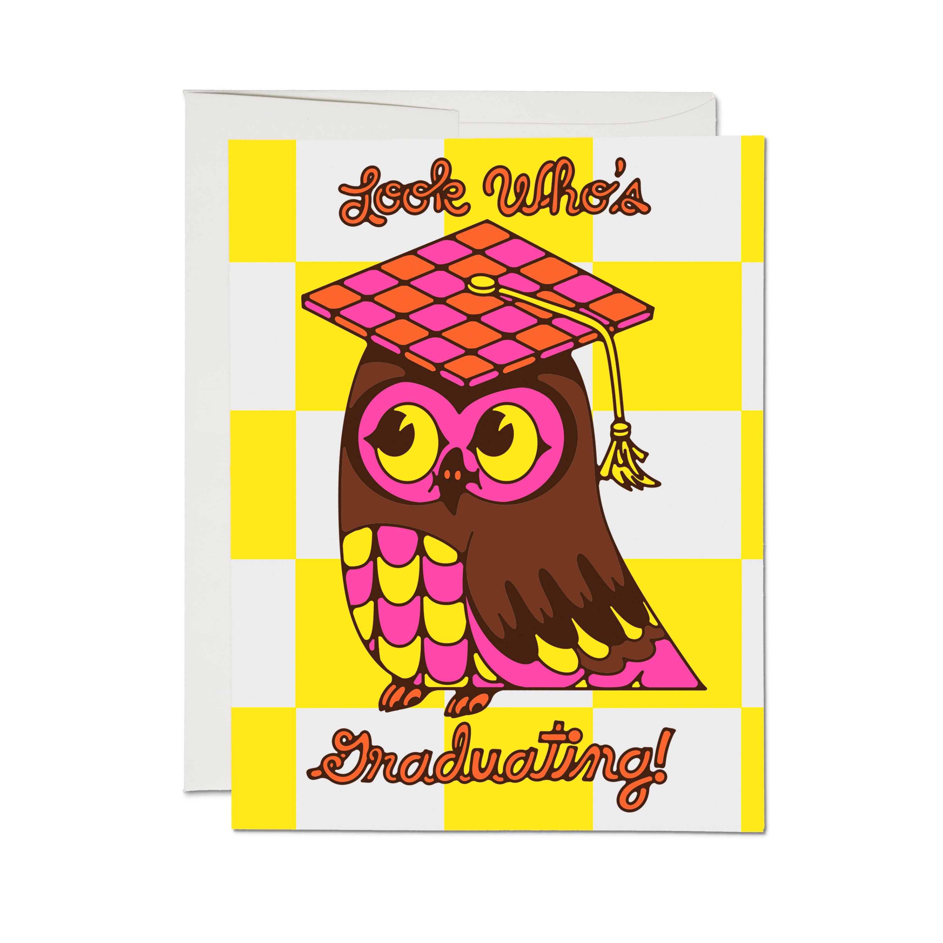 Look Who greeting card Single