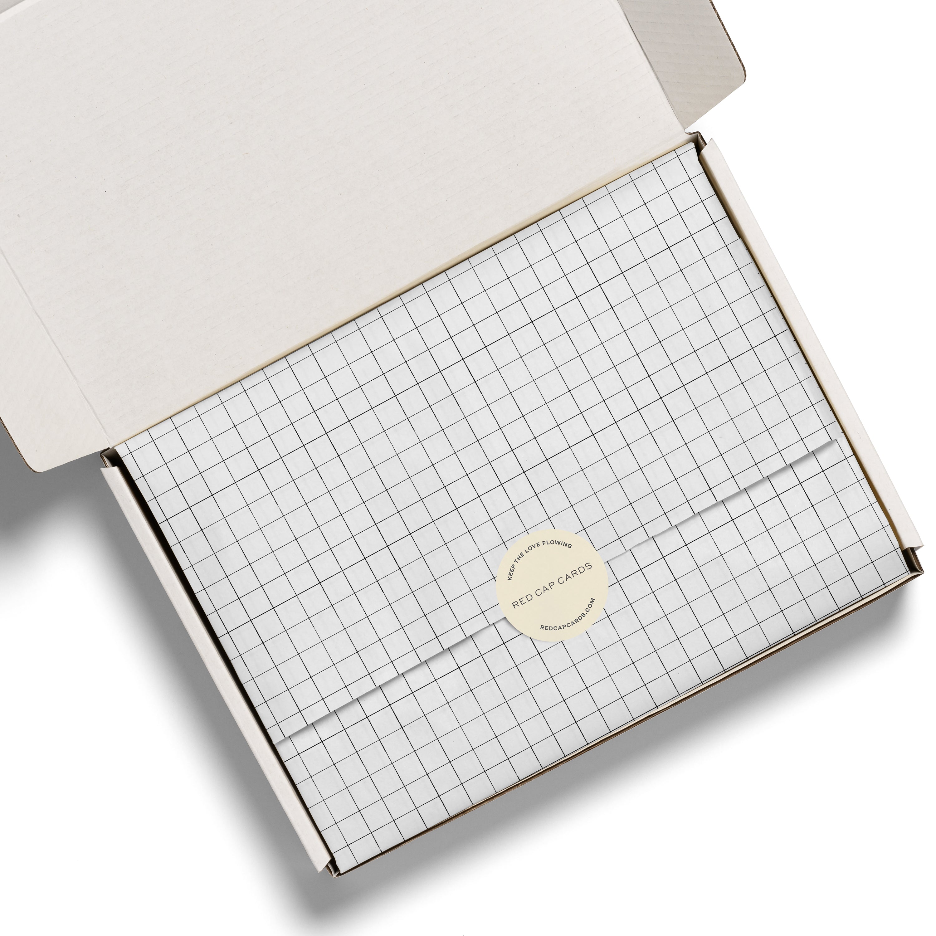 Grid tissue paper