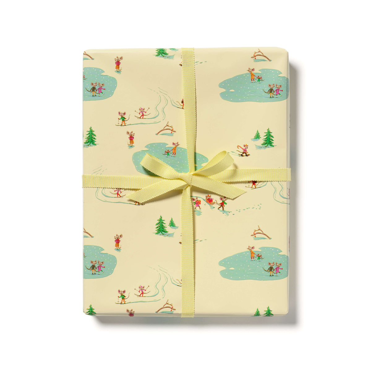 Winter Mice 10 ft wrap roll
