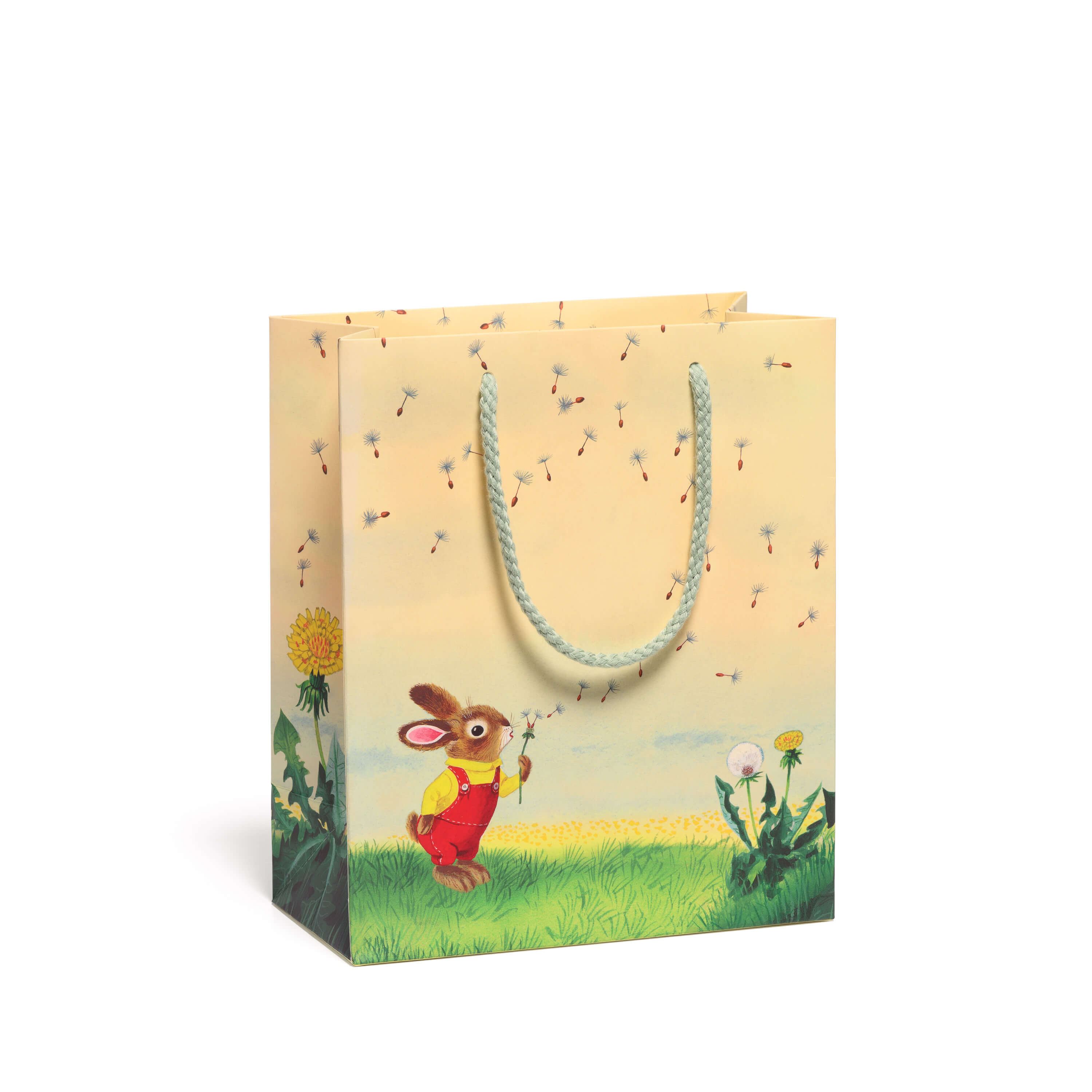 Bunny and Dandelion medium gift bag