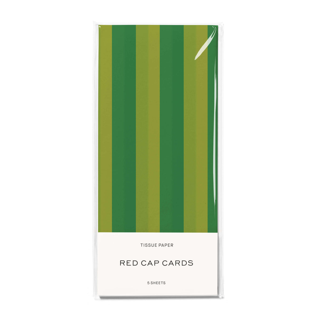 Green Stripes tissue 5 Sheets