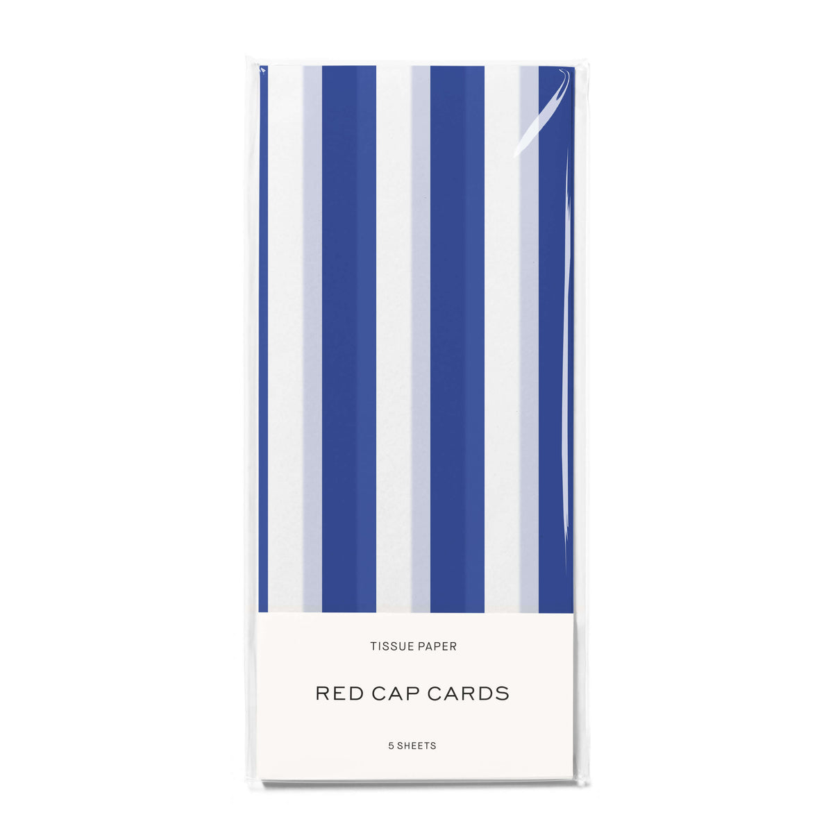 Chunky Blue Stripes tissue 5 Sheets
